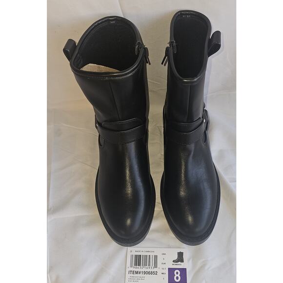 DV Dolce Vita Women's Poca Harness-Strap Moto Booties - Picture 4 of 6